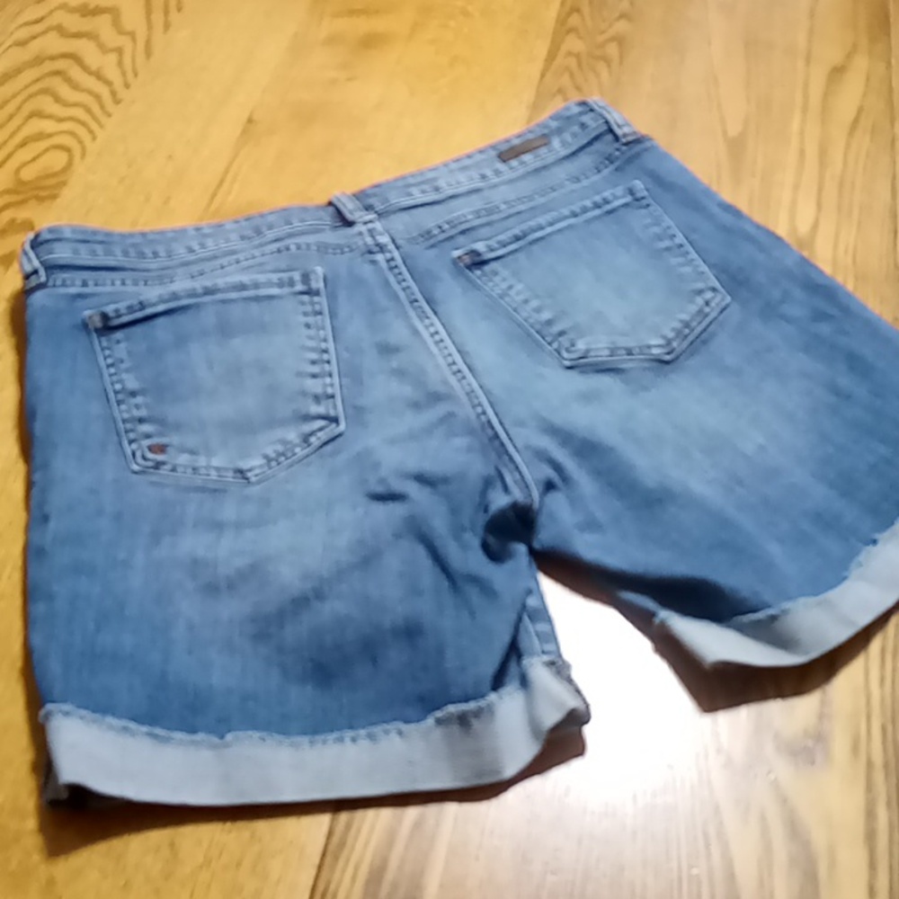KUT FROM THE KLOTH Jeans Shorts Womens 12 BLUE BOYFRIEND DENIM Preowned Used - Picture 2 of 7
